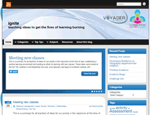 Tablet Screenshot of ignite-teaching.org.uk